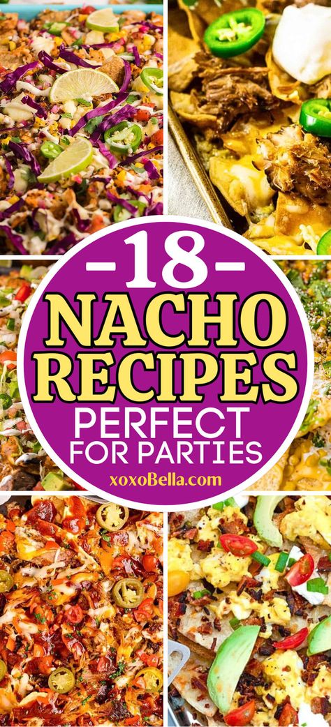 Nachos recipes Fry Nachos Recipe, Nacho Chips Recipe Dinners, Nachos Crockpot Recipe, Super Nachos Recipe, Dennys Nachos Recipe Copycat, Nacho Ideas Recipes, Different Kinds Of Nachos, Best Homemade Nachos, Different Types Of Nachos