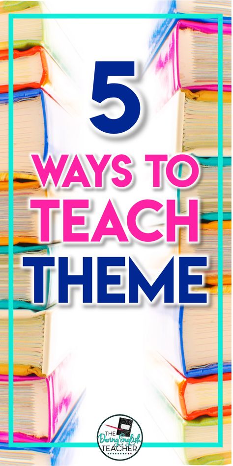 Teaching Theme High School English, Theme Middle School, Themes In Literature, Teaching Literary Analysis, Middle School Reading Activities, Middle School Reading Comprehension, Lit Circles, English 101, Secondary Ela Classroom