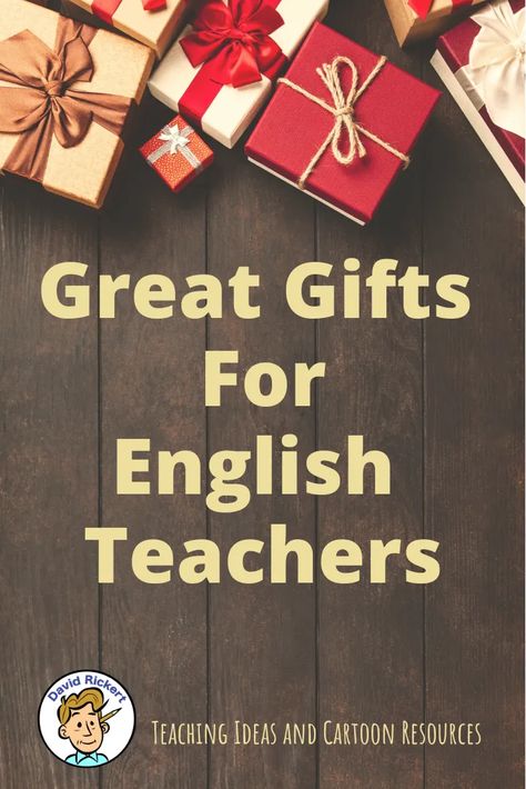 Great Gifts for English Teachers - David Rickert English Teacher Gifts Ideas, Gifts For English Teachers, Christmas Reading Activities, School Holiday Activities, Halloween Writing, English Teacher Gifts, Teaching High School English, Middle School Language Arts, English Language Arts High School