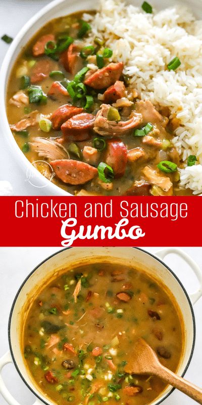 Create this ultimate comfort food! Chicken and sausage gumbo is a classic dish that brings the warmth of Southern comfort to your table. A Cajun classic that is perfect for cozy family dinners or as a show-stopping meal for guests, this recipe is not just food—it’s an experience. Follow for more delicious dinner ideas! Crockpot Recipes Gumbo, Oxtail Gumbo Recipe, Gumbo Party Ideas, Gumbo Recipe Chicken And Sausage, Chicken Sausage Gumbo Recipe, Chicken Gumbo Soup, Low Calorie Soup Recipe, Chicken And Sausage Gumbo, Delicious Dinner Ideas