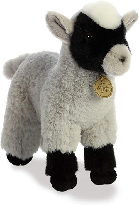 AmazonSmile: Aurora - Miyoni - 11" Goat Kid,White : Toys & Games Goat Stuffed Animal, Goat Kidding, Plush Coat, Favorite Animals, Cute Stuffed Animals, Kid Toys, Plush Animals, Cute Design, Animals For Kids