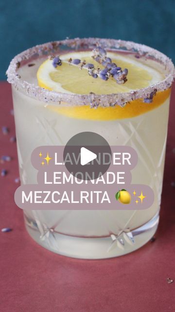 Lavender Lemonade Mezcalrita is giving all of the Spring vibes #tequilarecipes #tequilacocktails #spring #seasonal #cocktailrecipes #tequila #lavender #homemade Lavender Mezcal Cocktail, Mezcal Margarita, Lavender Cocktail, Mezcal Cocktails, Lavender Syrup, Tequila Cocktail, Lavender Lemonade, Fresh Lemonade, Homemade Lemonade