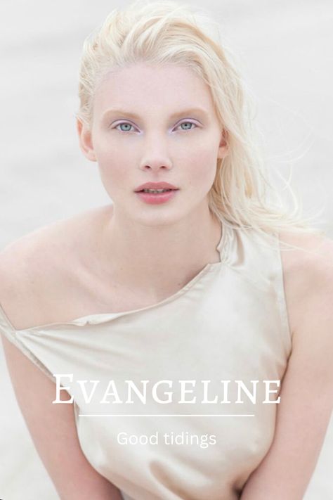 Evangeline Name, Elegant Last Names For Characters, Elven Names Female List, Fae Names Girl, Evangeline Name Meaning, Names Meaning Princess, Literary Names, Mystical Names, Unusual Names