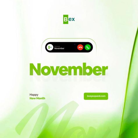 New Month design for Busyexpand November Design, New Month Design, Money Design Art, Month Design, Christian Graphic Design, Happy New Month, Banner Design Inspiration, Photoshop Design Ideas, Social Media Advertising Design