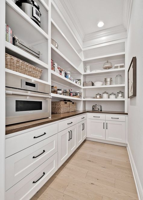 Pantry Closet Design, Pantry Layout, Dream Pantry, House Pantry, Pantry Laundry Room, Perfect Pantry, Pantry Room, Pantry Remodel, Kitchen Pantry Design