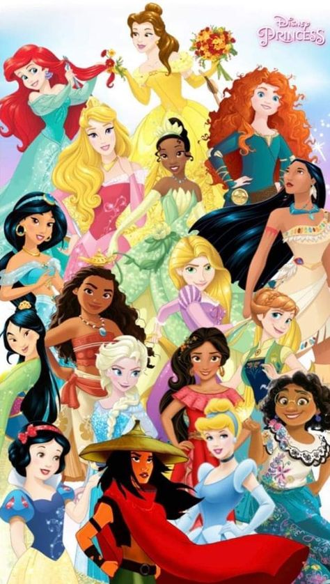 Princess Illustration, Official Disney Princesses, Mermaid Toys, Disney Princess Cartoons, Princesses Disney, Disney Characters Wallpaper, Disney Princess Characters, Disney Theme Party, New Disney Princesses