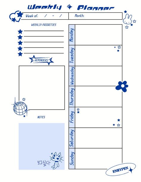 Y2k Planner Template, Online Planner Aesthetic, Goodnotes Layout Ideas, Goodnotes Planner Template Free Weekly, Weekly Planner Aesthetic Printable, Cute Daily Planner Template Aesthetic, Cute Planner Pages, Cute Sticker Template, Timeline Template Aesthetic