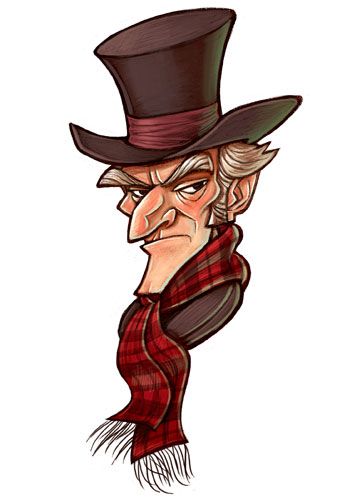 Grumpy Scrooge Mr Scrooge Christmas Carol, A Christmas Carol Drawing, A Christmas Carol Characters, Christmas Carol Characters, Christmas Carol Scrooge, Scrooge A Christmas Carol, Present Drawing, Scrooge Christmas, Enterprise Model