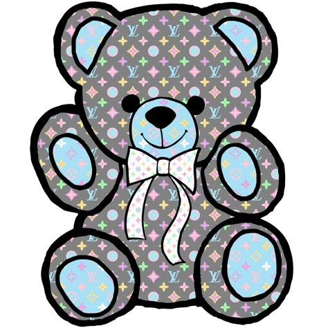 Louis Vuitton Bear, Cartoon Art Black, Mickey Mouse Images, Girly Wallpaper, Drawing Toys, Baby Layouts, Bear Pink, Mickey Mouse Art, Mickey Mouse Wallpaper