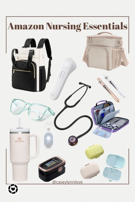 What To Put In Nursing Work Bag, What’s In My Clinical Bag, Medical Assistant Bag Essentials, Student Nurse Essentials, Doctor Must Haves, Accessories For Nurses, Whats In My Work Bag Nurse, Patient Care Technician Essentials, Nurse Accessories Tools