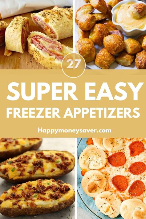 These easy appetizers are all delicious and can all be made ahead of time and stored in the freezer to take out and cook when you need. It's the best list of make ahead freezer appetizers. Perfect for all your summer parties. Get the recipes now! Freezable Appetizers Make Ahead, Freezer Appetizers Make Ahead, Appetizers To Freeze Ahead, Freeze Ahead Appetizers, Make Ahead Freezer Appetizers, Make Ahead Meatballs To Freeze, Freezer Appetizers, Low Fat Appetizers, Freezer Desserts