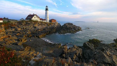 The past--and present--of seven historic lighthouses around the country. East Coast Usa, Portland Head Light, Visit Maine, Portland Maine, Beautiful Places To Visit, Colorado Springs, The East, New Hampshire, Rafting