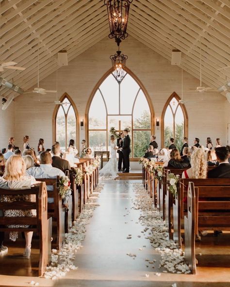 Wedding Ceremony Platform Stage, Wedding Venue Ideas Church, Mid Day Wedding, Small Southern Wedding, Church Venue Wedding, Little White Church Wedding, Church Wedding Venue Ideas, Outdoor Chapel Wedding, Chapel Wedding Aesthetic