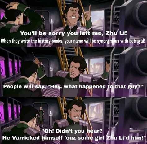 Lol Varick Varick Avatar, Tarrlok Legend Of Korra, Zukka Memes, The Legend Of Korra Varrick, Zuko Memes Funny, Unalaq Legend Of Korra, 2 Am, Funny Scenes, Avatar Airbender