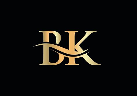 Monogram letter BK logo design Vector. BK letter logo design with modern trendy Logos, Bk Wallpaper Letter, Bk Logo, Boys Attitude Pics Hd, Drawings For Boyfriend, K Logos, Boys Attitude, Medical Wallpaper, Feroz Khan