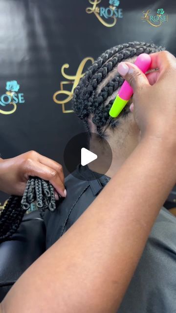 LaRose | Natural Hairstylist on Instagram: "Crochet Braids can be a great protective style when done properly. 

This tip helps you see more of an individual look when pulled into a ponytail.

Watch full video on my YouTube Channel!
Comment "YT" and I'll send you the link. 

#braids #crochetbraids #boxbraids #protectivestyles" Ginger Crochet Hairstyles, Foundation For Crochet Braids, Crochet Mohawk Hairstyle, Braiding Pattern For Crochet Braids, Braid Down For Crochet, Crochet Braid Styles Ideas, Crochet Bob Hairstyles, Boho Braided Ponytail, Crochet Braids Tutorial