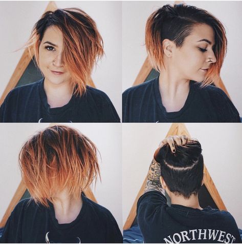 Undercut Bob Haircut, Haircut 2022, Hair Undercut, Pixie Haircut For Thick Hair, Short Hair Undercut, Undercut Pixie Haircut, Undercut Pixie, Bob Haircuts For Women, Shaved Sides