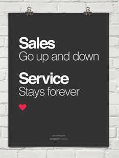 Startup Poster, Sales Motivation, Sales Quotes, Image Positive, Customer Service Quotes, Service Quotes, Real Estate Humor, Real Estate Quotes, Work Motivation