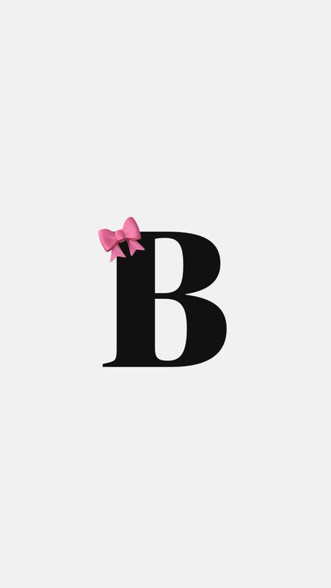 Letter B, Pink