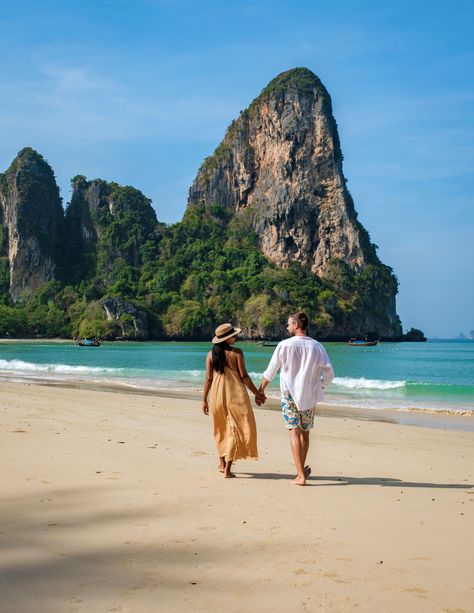 💖 Sweet vibes in Krabi! 💖 Ending the year with fantastic news: Krabi clinches the title of the Best Romantic Destination at the Travel + Leisure India's Best Awards 2023. Dive into the allure of the sea, indulge in luxurious accommodations, and savor romantic dinners—perfect for couples' getaways. 🌟Treat your special someone to a memorable time in Thailand. Discover more about Krabi's enchanting attractions at www.tourismthailand.org/Articles/10-things-to-do-in-krabi #AmazingThailand Phi Phi Island Photography Couple, Couples In Thailand, Krabi Photo Ideas, Bali Photoshoot Couple Photos, Thailand Photo Ideas Couple, Couple Bali Photo Ideas, Thailand Couple Pictures, Krabi Thailand Photography, Thailand Picture Ideas