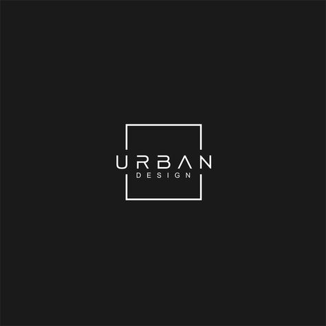 Urban Designs Brand Logo by ajer Black And White Logo Ideas, Urban Logo Design Brand Identity, Urban Style Logo, Urban Logo Design, Ideas Para Logos, Eco Logo Design, Focus Logo, Urban Spaces Design, Gallery Logo