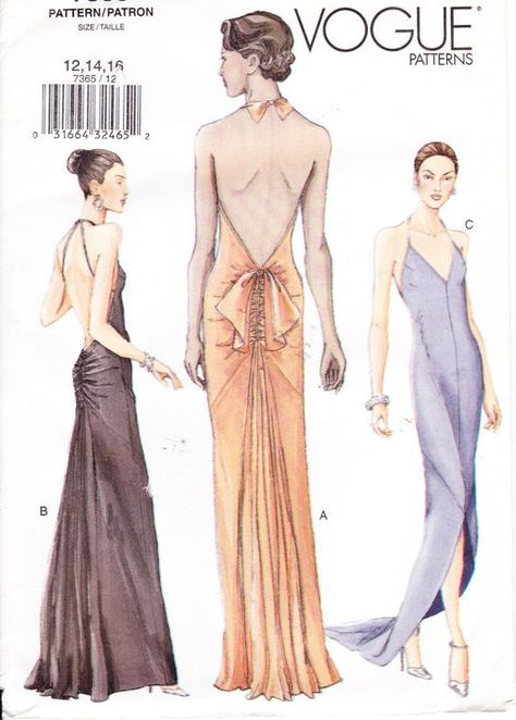 Bridal Dress Patterns, Vintage Wedding Dress Pattern, 1920s Fashion Dresses, Evening Dress Patterns, Women's Sewing Pattern, Great Gatsby Fashion, Wedding Dress Patterns, Vogue Dress, Cocktail Dress Vintage