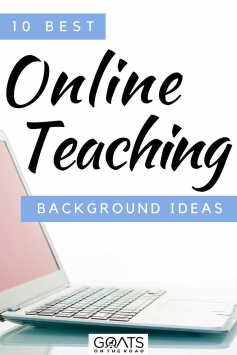 Are you an online English teacher, and looking to spice up your classroom sessions? Here are the 10 best online teaching background ideas! Let us help you decorate, to impress your students today! | #digitalnomad #onlineclass #backgroundideas Background For Online Classes, Online Teacher Background, Online English Teaching Ideas, Online Teaching Ideas, Online Teaching Background, Asynchronous Learning, Teaching Background, Online English Teaching, Online Background