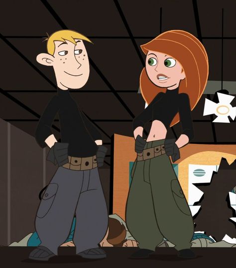 Kim Possible and Ron Stoppable. Kim Possible And Ron Stoppable, Partner Costumes, Kim Possible And Ron, Ron Stoppable, Cute Couples Costumes, Halloween Duos, Matching Halloween Costumes, Fest Temaer, Halloween Coustumes