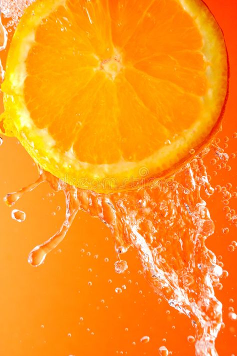 Orange slice. Under flowing water - concept of refreshment. Orange background , #sponsored, #flowing, #slice, #Orange, #water, #background #ad Macro Fotografie, Orange Outfits, Kristina Webb, Jaune Orange, Orange You Glad, Orange Aesthetic, The Wizard Of Oz, Tangerine Orange, Orange Crush