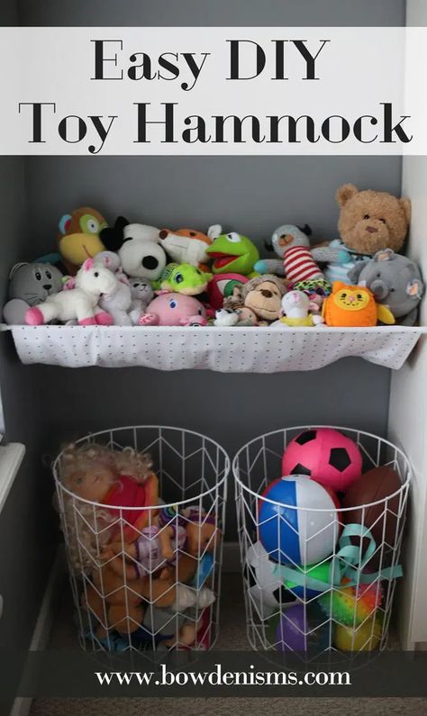 15 clever stuffed animal storage ideas your kids will love Diy Animal Hammock, What To Do With Stuffed Animals, Toy Hammock Diy, How To Store Stuffed Animals, Diy Toy Hammock, Diy Stuffed Animal Hammock, Animal Hammock, Storing Stuffed Animals, Toy Room Organization