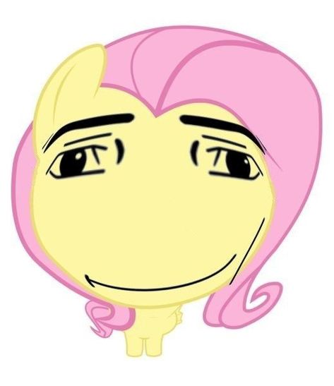 Fluttershy, A Girl, Hair, Pink