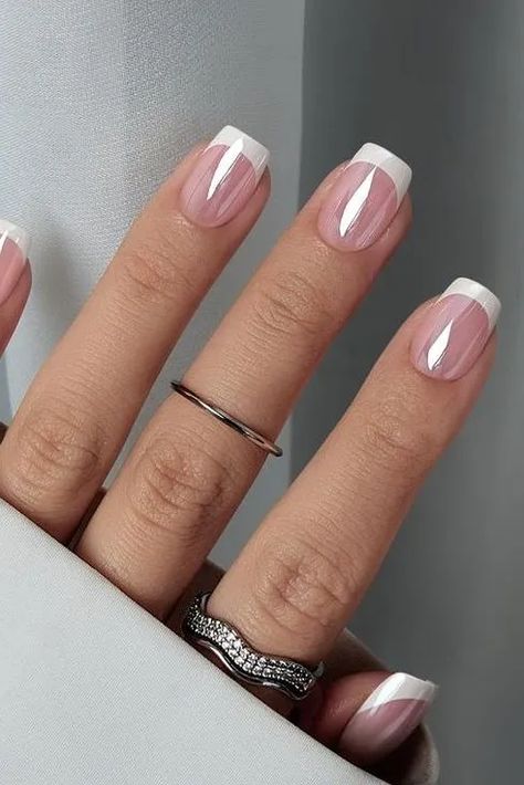 Short Square French nails, square nails, classy nails, french tip nails, classic traditional french tip Nails, blue french tip Nails, blue french tip Nail ideas, Floral Short Square French Nails, Floral Short Square French Nail art, pink square french tip Nails, milky white short square french tip Nails, classic reverse short square french tip Nails, gold short square french tip Nails, black and white french tip Nails, glazed nails French Manicure Square Nails Design, French Acrylics Square, Cute Nails Short French Tip, Square Nails With Rounded Corners, Natural French Tip Nails Short, Square French With Chrome, Chrome Base French Tip Nails, French Mani Square, Chrome French Tip Nails Squoval