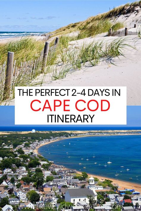 Looking for the ideal New England summer getaway? Then use this Cape Cod itinerary to help you plan the perfect trip! Cape Cod Hotels, Cape Cod Travel, New England Summer, Cape Cod Vacation, England Summer, Massachusetts Travel, East Coast Travel, Cape Cod Ma, Honeymoon Spots