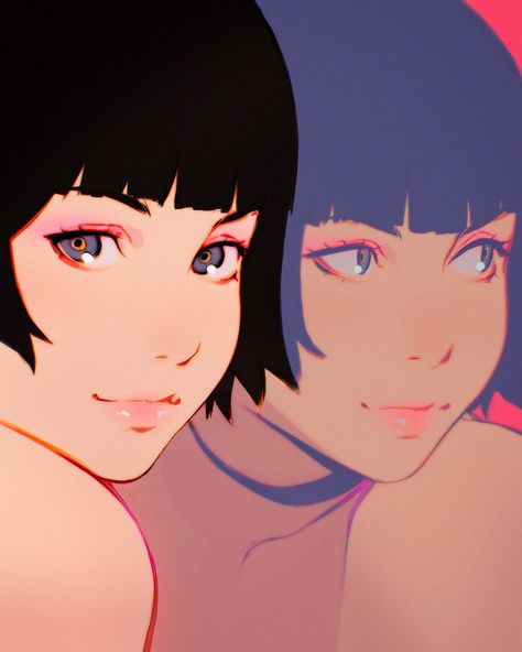 Kuvshinov Ilya, Ilya Kuvshinov, Art Inspiration Drawing, Drawing Tips, Manga Drawing, Portrait Art, Character Design Inspiration, Manga Art, Aesthetic Anime