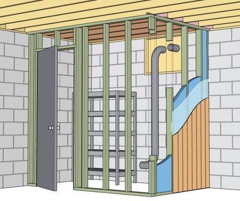 Root Cellar Plans, Root Cellar Storage, Cold Storage Room, Building A Basement, Root Cellar, Diy Basement, Cold Room, Cold Storage, Hobby Farms