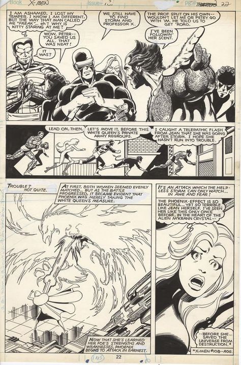 John Byrne - Artwork Burned Into Our Collective Memory! | X-Men # 131, Byrne & Austin~ | Facebook John Byrne, Dark Phoenix, Vintage Comic Books, Vintage Comics, Comic Book Art, Art Auction, Comic Books Art, X Men, The Team