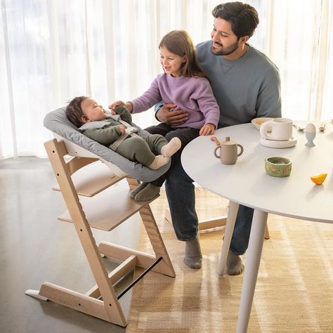 Baby Highchairs & Accessories | From Birth to Adult | Stokke® Stokke Tripp Trapp Newborn, Baby High Chairs, Tripp Trapp High Chair, Best High Chairs, Stokke Tripp Trapp, Classic Cushions, Tripp Trapp, Safety Harness, High Chairs