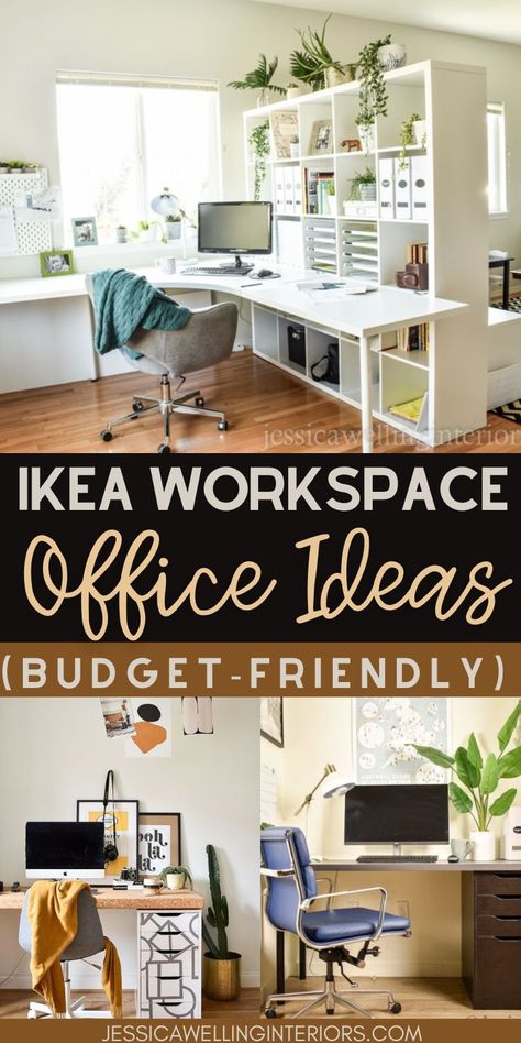 I’m on a home office kick, and since the kids needed a distance-learning space for school this year, I got to design and set up another Ikea office/ desk over the Summer. Ikea Small Office, Ikea Office Ideas, Dining Room Turned Office, Ikea Office Storage, Ikea Workspace, Small Office Ideas, Ikea Office Desk, Ikea Home Office, Office Hacks