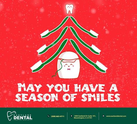 Are you ready to share your #smile this holiday season? #holiday #festiveseason #dentalhygiene #dentalhealth #oralhygiene #whiteteeth #bemerry #brightsmiles #december #christmas #jolly #bloomington #IL #eastlanddentalcenter Dental Offices, December Christmas, Dental Center, Christmas Post, Dental Hygiene, Dental Office, Your Smile, Dental Clinic, Oral Hygiene