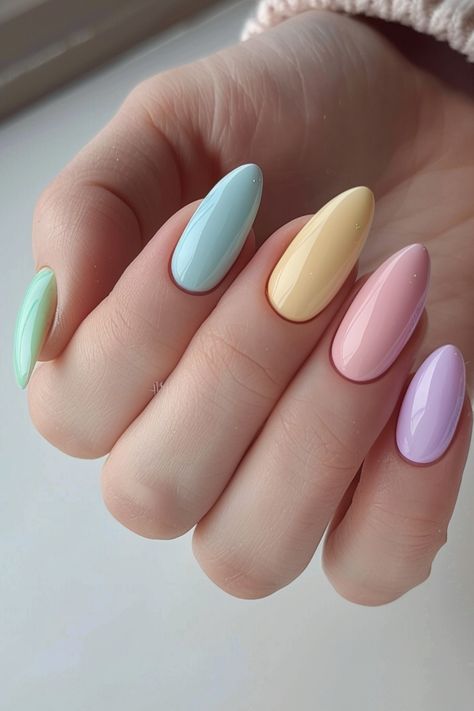 Get ready for spring with these 30+ super cute Easter nails designs! From pastel colors to bunny and egg designs, find the perfect cute look for your nails. Pink White Nails, Pastel Nail Art, Fashion Nail Art, Pink Nail Art Designs, Simple Spring Nails, Seni Pastel, Pastel Nails Designs, Milky Nails, Heart Nail Designs