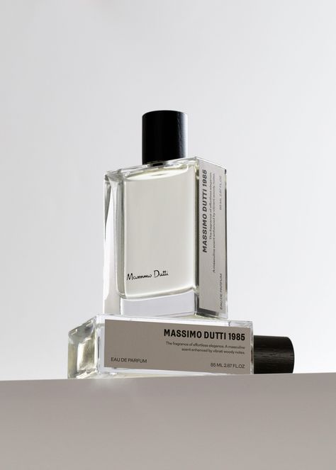 MASSIMO DUTTI 1985. Packaging for men’s fragrance – Packaging Of The World Massimo Dutti Aesthetic, Perfume Inspiration, Secondary Packaging, Perfume Business, Skincare Package, Perfume Label, Luxury Packaging Design, Sauce For Rice, Fragrance Packaging