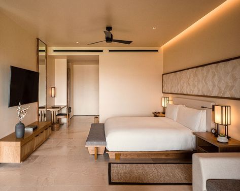 Nobu Los Cabos, Rooftop Dining, Japanese Minimalism, House Remodel, Hospitality Design, Indoor Outdoor Living, Bedroom Suite, Hotel Room, Apartment Design