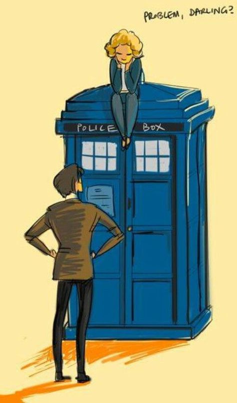 Problem, Darling?   Catch up on more #DoctorWho on Pinterest at www.pinterest.com/DoctorWhoFans Doctor And River Song, The Doctor And River, Doctor And River, Doctor Who Fan Art, Hello Sweetie, Doctor Who Art, 11th Doctor, Eleventh Doctor, River Song