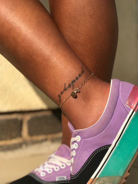 Small Wrist Tattoos For Black Women, Baddie Tattoo Ideas Female Ankle, Small Tattoos Black Women Arm, Small Shin Tattoos For Women, Ankle Tattoo Black Women, Small Tattoo Black Women, Ankel Tattoos Simple, Leg Tatoos Woman, Tattoo Ideas Female Black Women