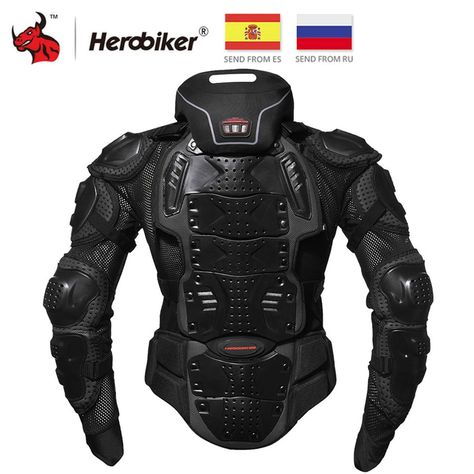 Full Body Armor, Armor Jacket, Motorcycle Armor, Jaket Motor, Chest Armor, Motorbike Jackets, Motorcycle Equipment, Motocross Racing, Motorcycle Jacket Mens