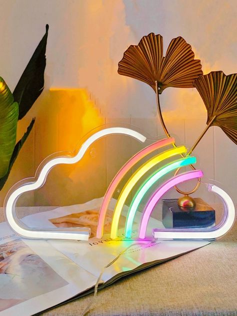 1pc Cloud Design Neon Light | SHEIN USA Bedroom Clouds, Led Lights Design, Neon Lights Bedroom, Lights Design, Lights Bedroom, Cloud Design, Led Light Design, Cool Cases, Clouds Design