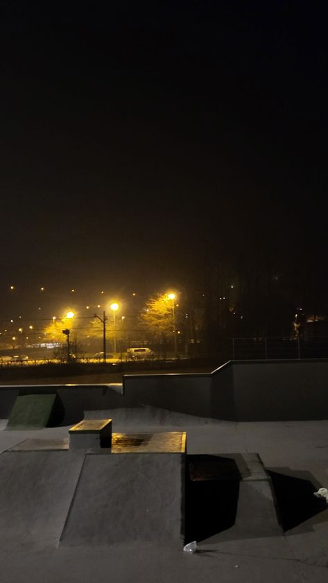 Skate Park At Night Aesthetic, Skatepark Aesthetic Night, Skatepark At Night, Skate Park Night, Skatepark Background, Skate Park Aesthetic, Skatepark Aesthetic, Skate Background, Bittersweet Nostalgia