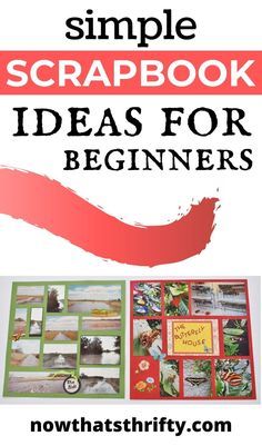 How To Start Scrapbooking Step By Step, Scrapbooking Ideas Simple, Scrapbooking Hacks, Scrapbook Ideas For Beginners, Simple Scrapbook Ideas, Simple Scrapbooking Layouts, Bible Scrapbooking, Scrapbooking Basics, Cute Aesthetic Art