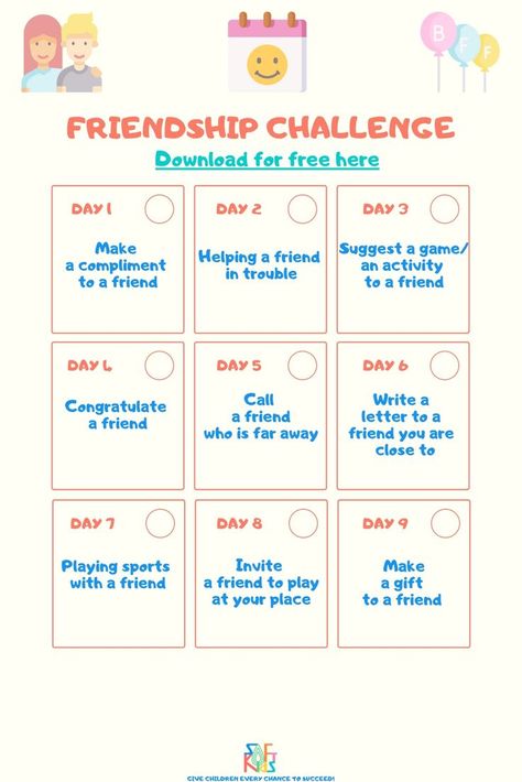 Social Games For Kids, Friendship Games For Kids, Social Interaction Activities, Friendship Challenge, Diy Chess Set, Friendship Skills, Friendship Activities, Friendship Games, Kid Games