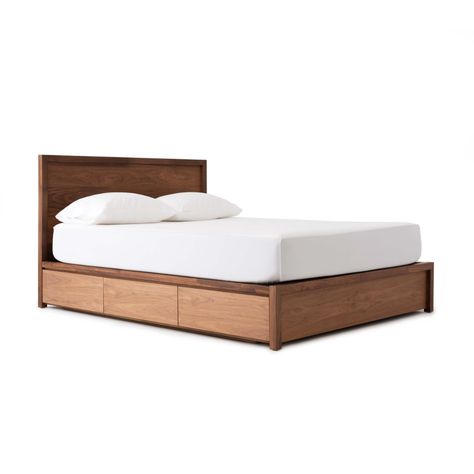 Storage Beds King, Bed Design Storage, Bed Base With Drawers, Wood Storage Bed, Beds Wood, Modern Storage Beds, Beds With Storage, Bed Drawers, Storage Beds